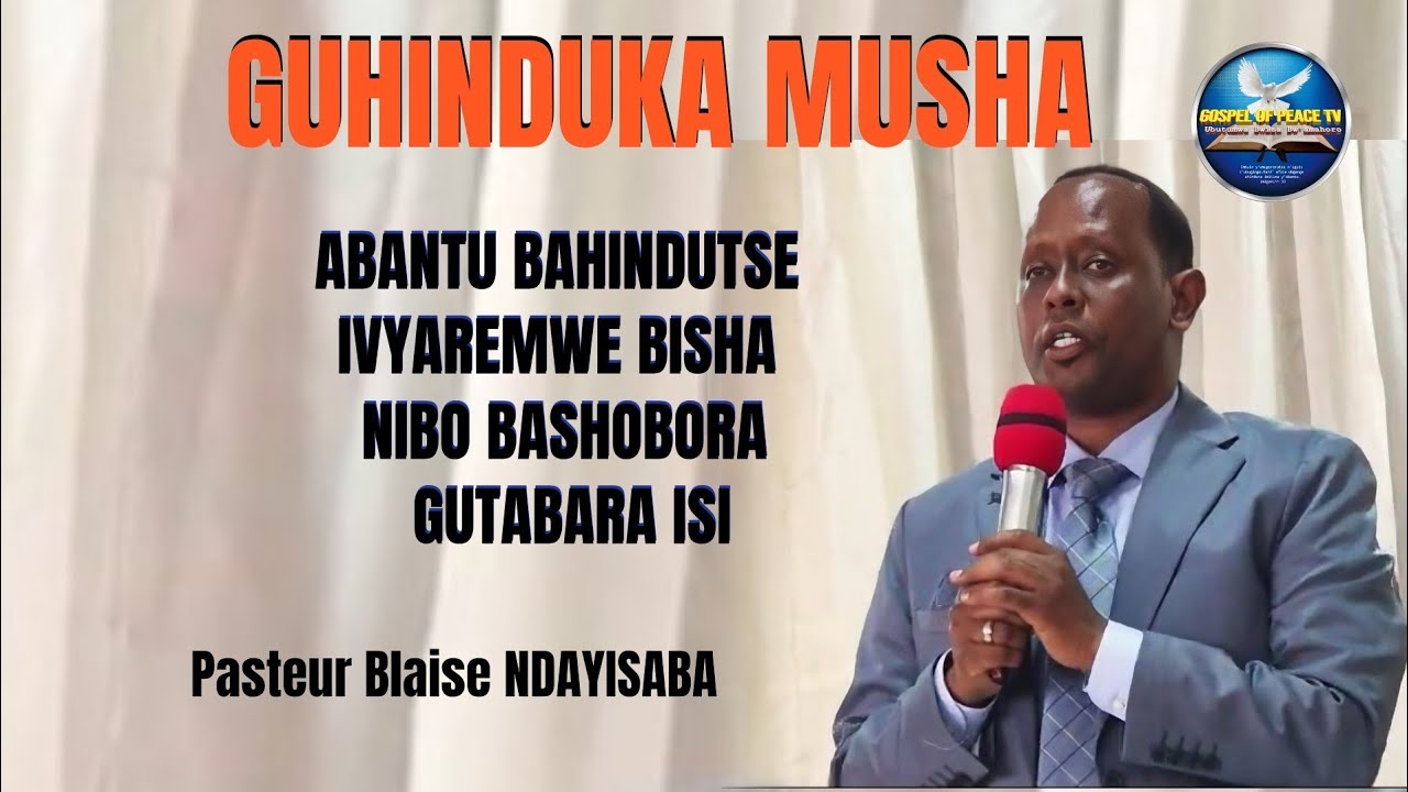 GUHINDUKA MUSHA /PASTEUR BLAISE NDAYISABA PRÉDICATION DE CE DIMANCHE LE 11/01/2026@ NYAKABIGA