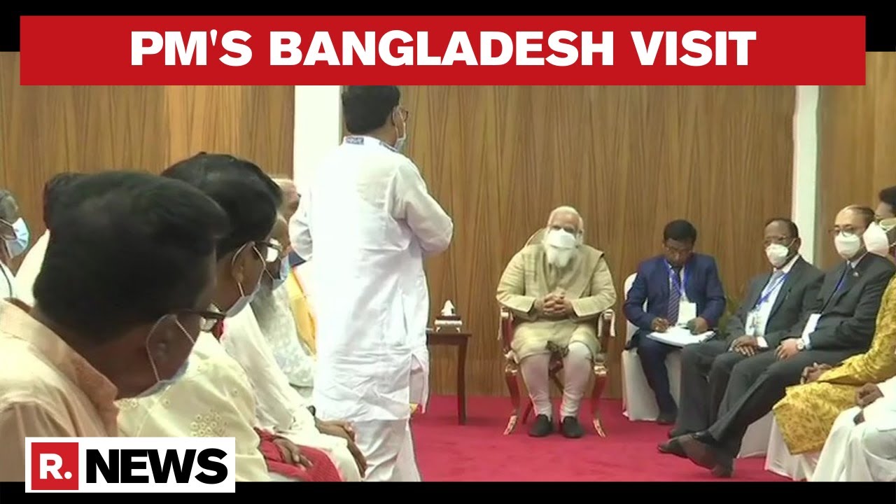 Bangladesh: PM Modi Meets Members Of The Matua Community In Orakandi