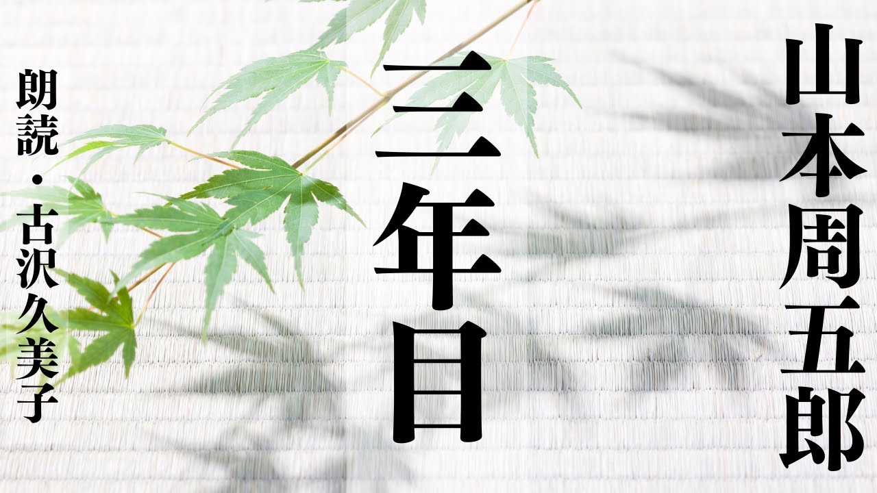 【朗読】山本周五郎「三年目」