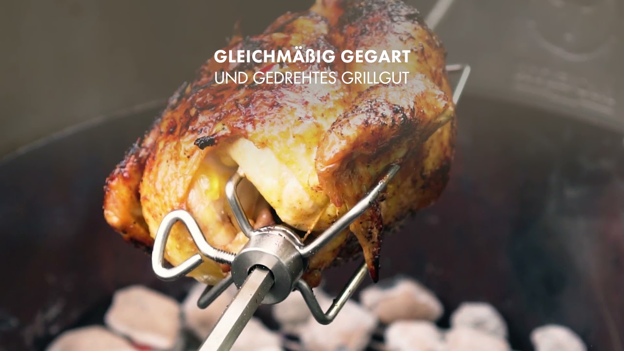 ROTISSERIE - PIZZARING ALS DREHSPIESS NUTZEN - MOESTA-BBQ