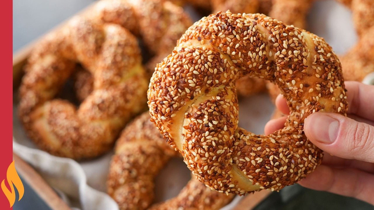 &Ccedil;ITIR &Ccedil;ITIR EV YAPIMI SİMİT ✅ Kapış Kapış Giden Simit Tarifi 👌🏼