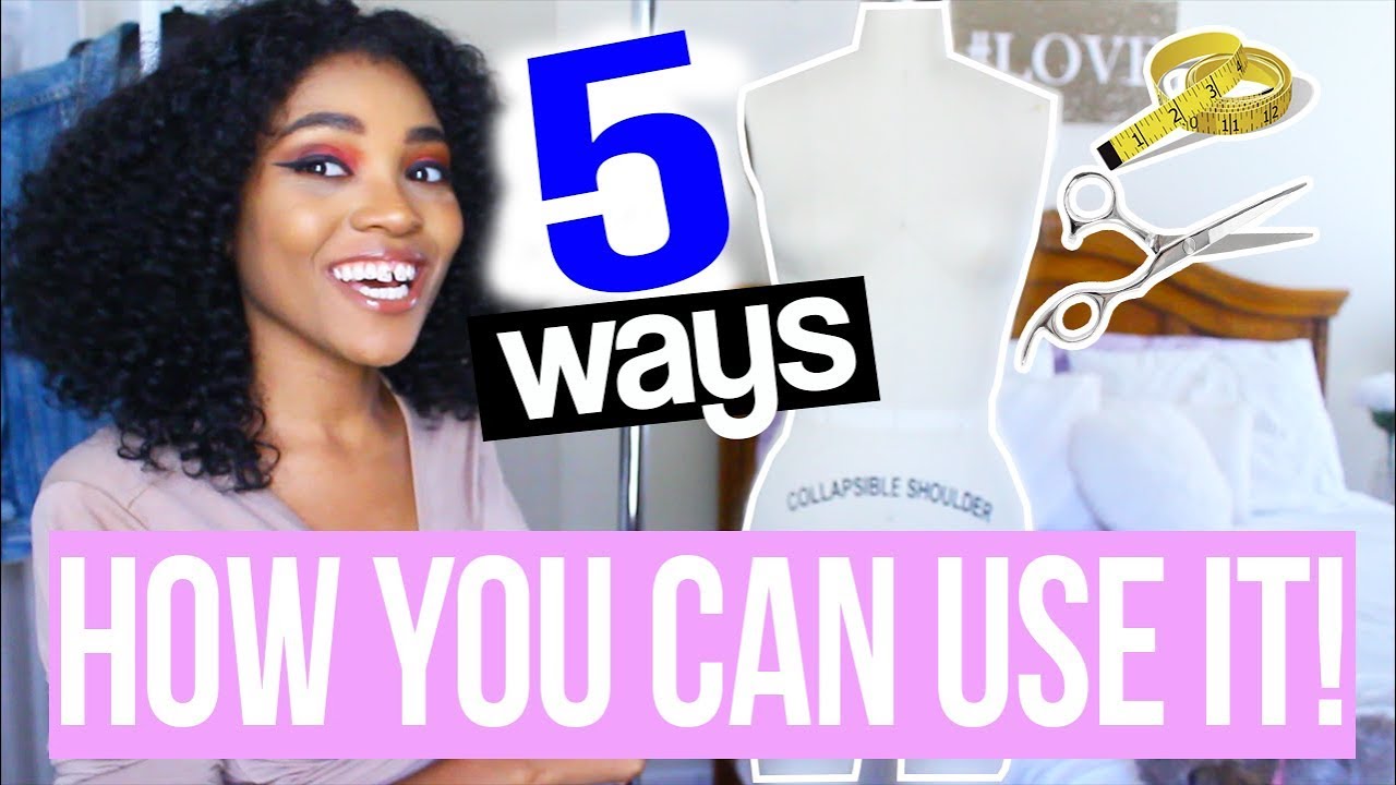 5 WAYS TO USE A DRESS FORM (Fashion Design 101) ✄