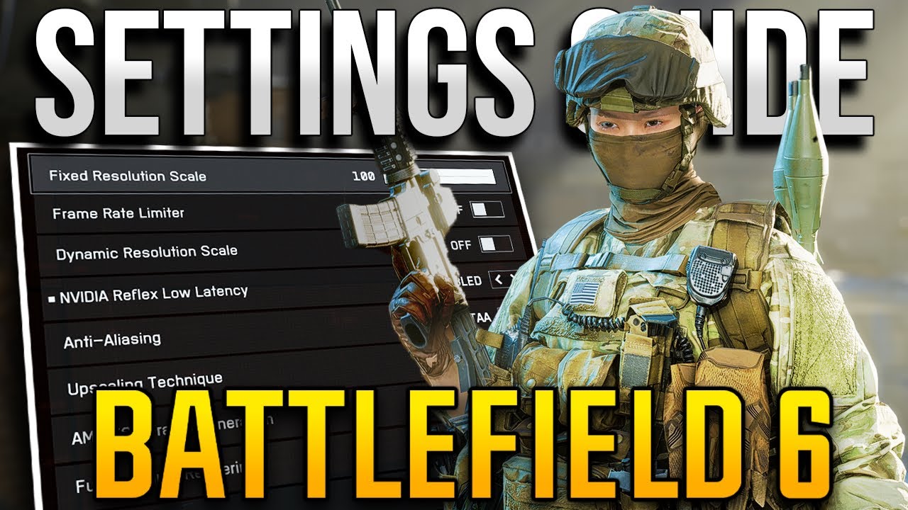 ULTIMATE Battlefield 6 Beta Settings Guide (Performance + Visibility)