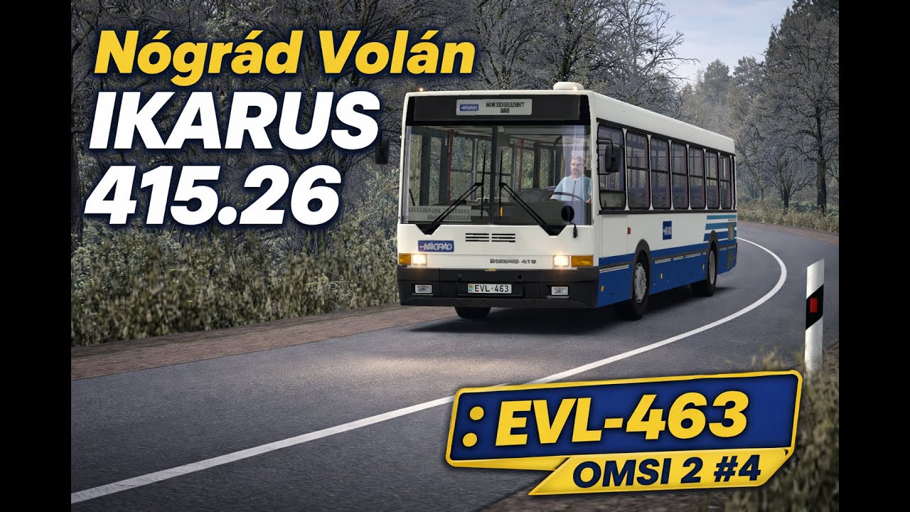 Nógrád Volán Ikarus 415.26 (EVL-463) | OMSI 2 #4