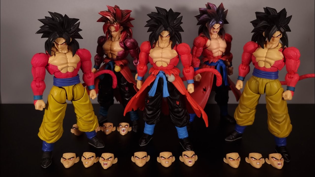 Demoniacal Fit Untamed Power Time Ranger - Super Saiyan 4 SSJ4 Xeno Goku Comparison Review!!
