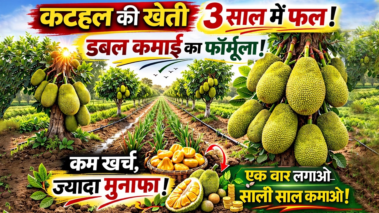 3 साल में फल देने लगा कटहल 🌳 | Hybrid Jackfruit Farming | Modern Kheti से Double Income