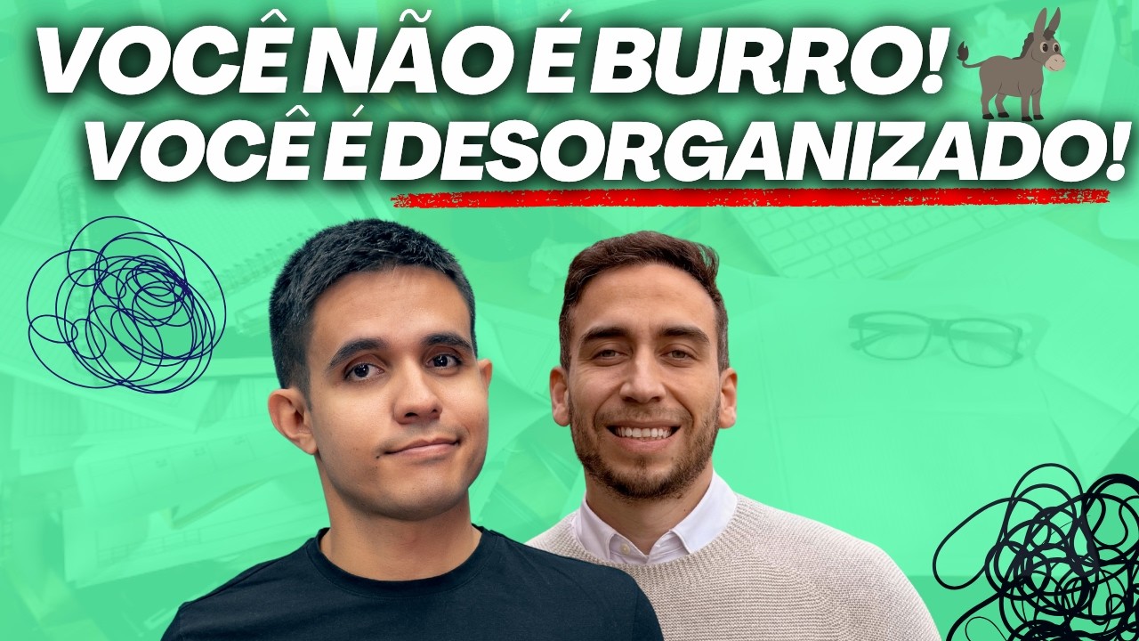 Como organizar o estudo para concurso? O desorganizado é REPROVADO sempre! Com Renan Cristofori