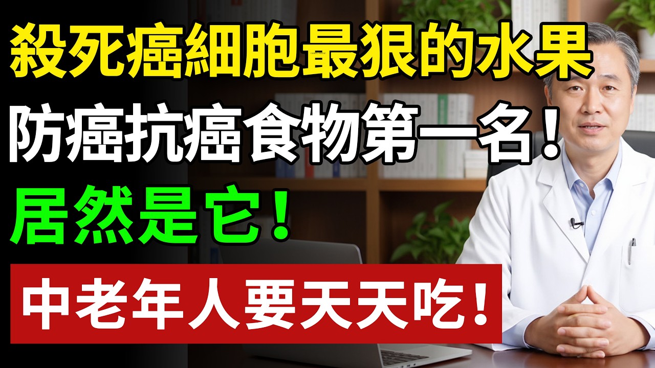 癌細胞“天敵”找到了！ 不是藍莓不是無花果，居然是它！ 家家戶戶都有！#健康#健康飲食 #養老生活 #老年健康 #樂齡健康