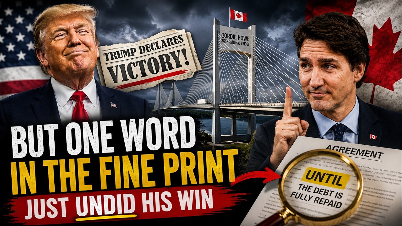 Trump Declares Victory Over Canada's Bridge &mdash; But One Word in the Fine Print Just Undid His Win