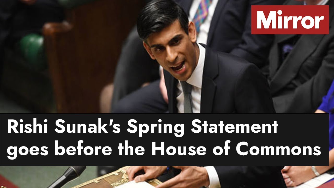 Live: Rishi Sunak's Spring Statement goes before the House of Commons