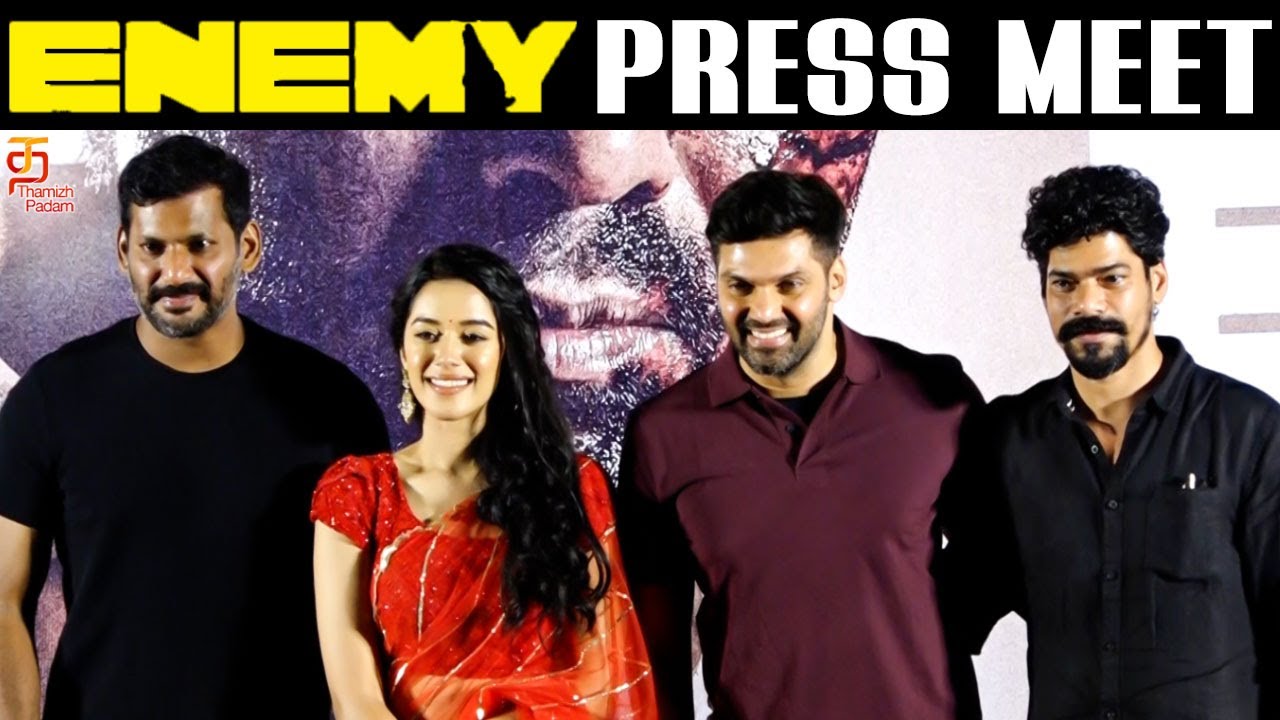 Enemy Movie Press Meet | Vishal | Arya | Mirnalini Ravi | Praksh Raj | Anand Shankar | Thamizh Padam