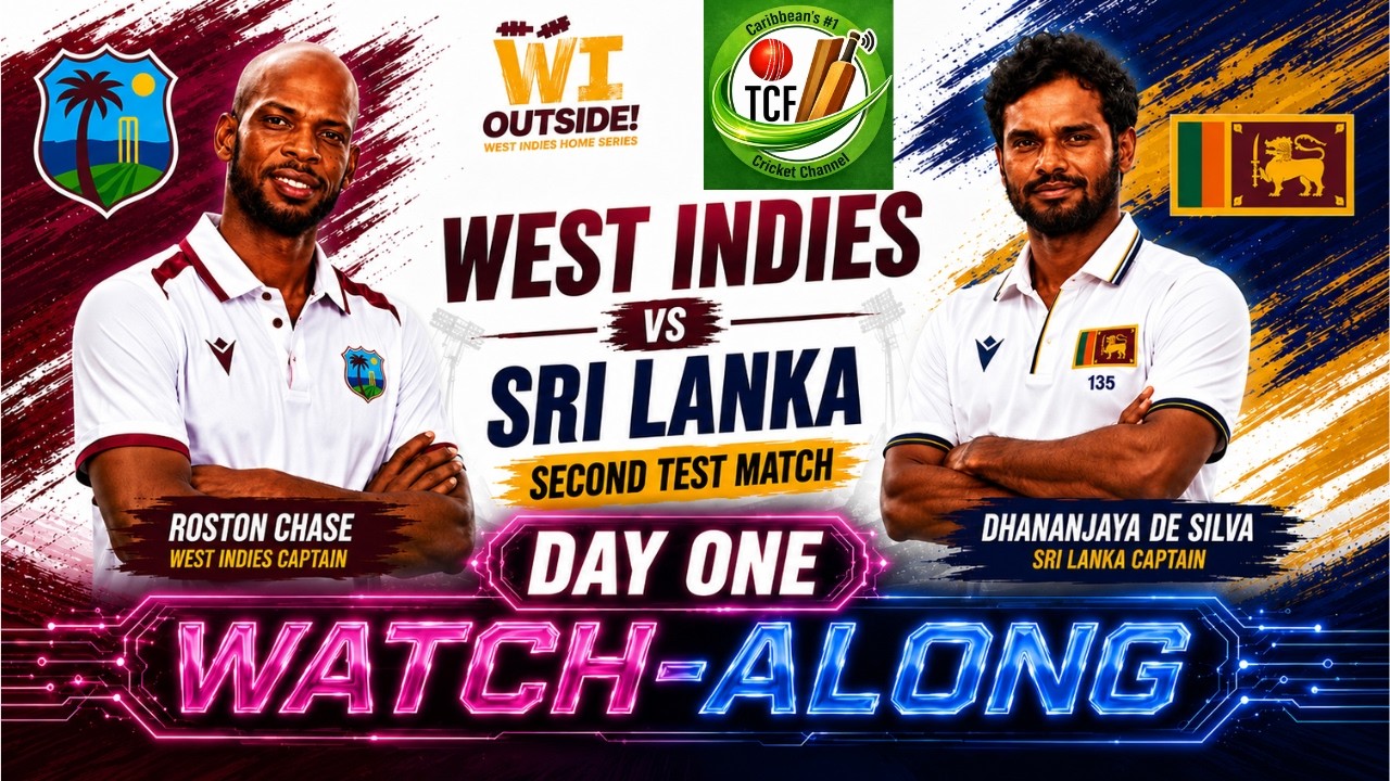 Test Cricket | West Indies vs Sri Lanka Live Watch-Along