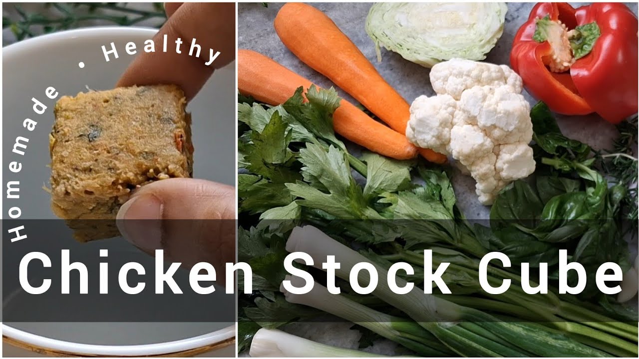 Homemade Chicken Stock Cube | Chicken Bouillon Tastemaker 