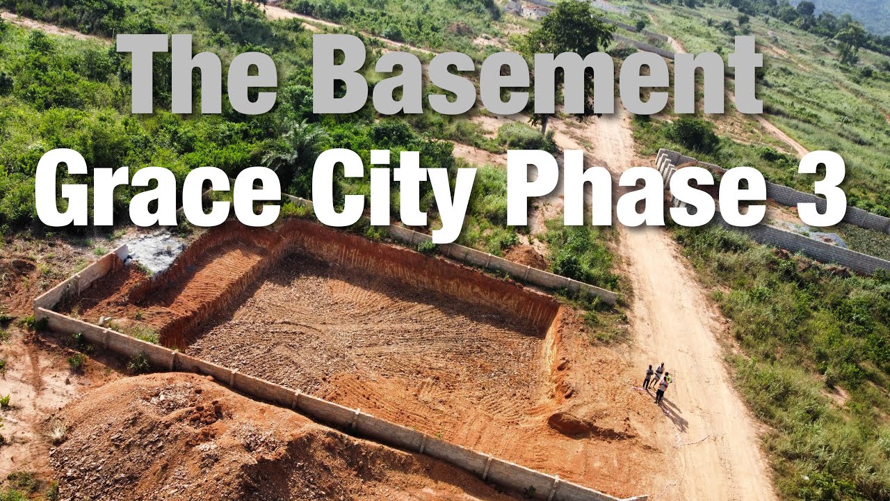Building In Ghana 🇬🇭 | UnderGround Basement | African American Building a House In Ghana Africa cost
