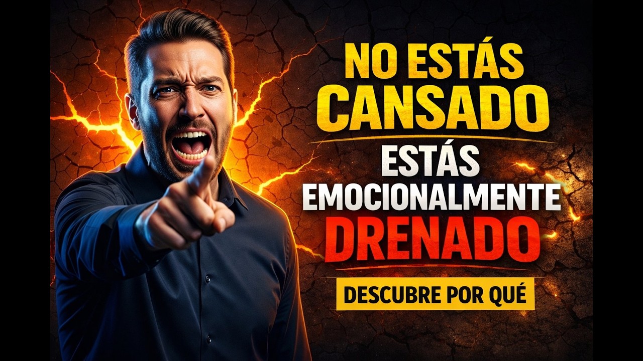 No Estás Cansado — Estás Emocionalmente Drenado | Mensaje Que Cambiará Tu Vida
