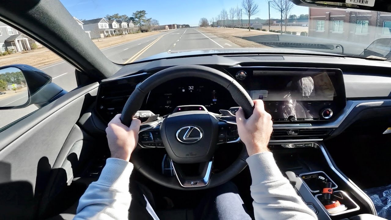 2024 Lexus TX500h F Sport: POV Drive, Impressions and ASMR