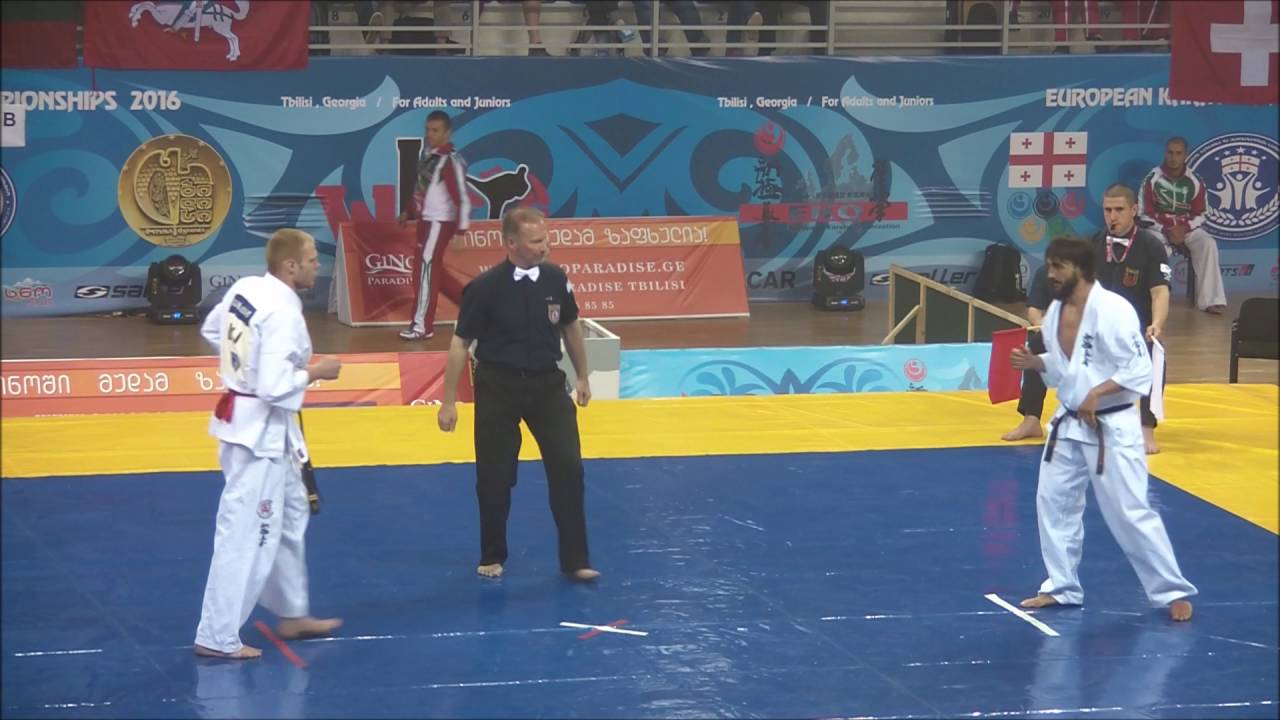 EC2016 Men Finale 75 85kg Valdemaras Gudauskas Lithuania AKA Vs Marius Ilas Romania SHIRO