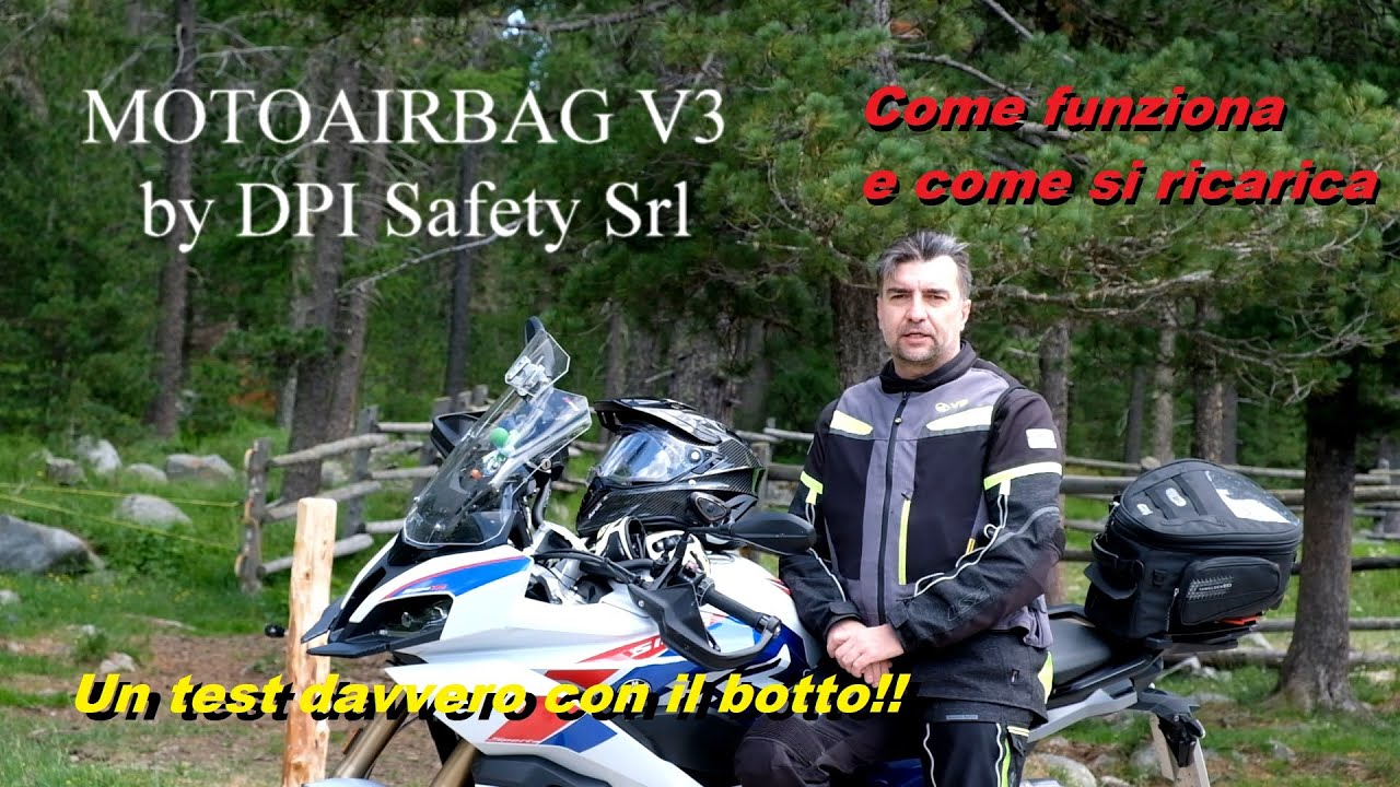 Recensione Motoairbag V3 e istruzioni di ricarica