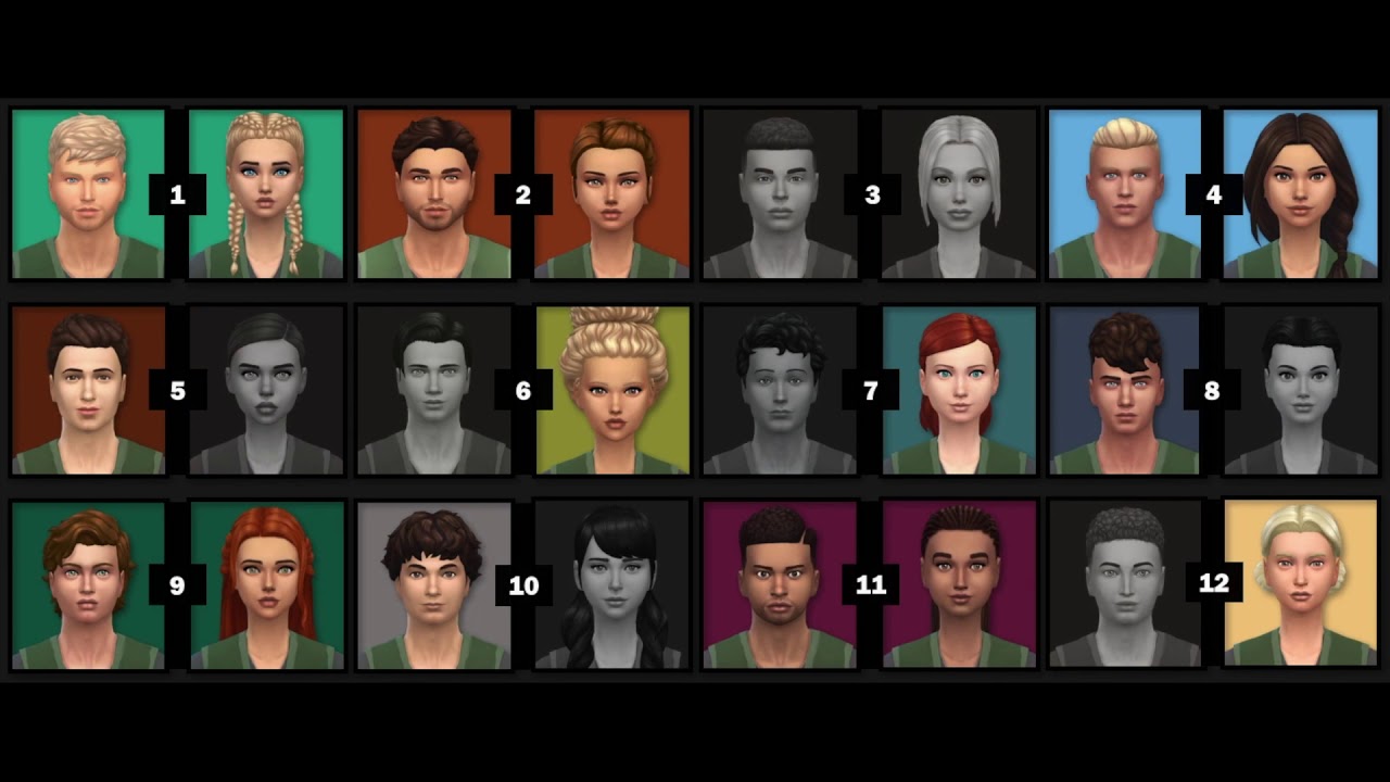 The Sims 4 - 1st Hunger Games | Death Order
