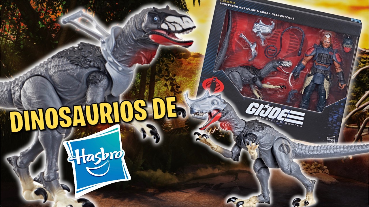 HASBRO VUELVE A LOS DINOSAURIOS | NUEVO DEINONYCHUS | No Es de Jurassic World