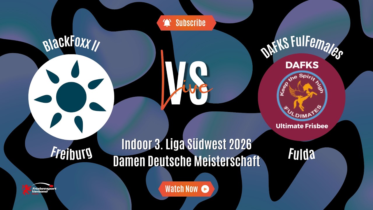 Black Foxx II vs. DAFKS FulFemales | Damen 3.Liga Südwest 2026 Indoor DM
