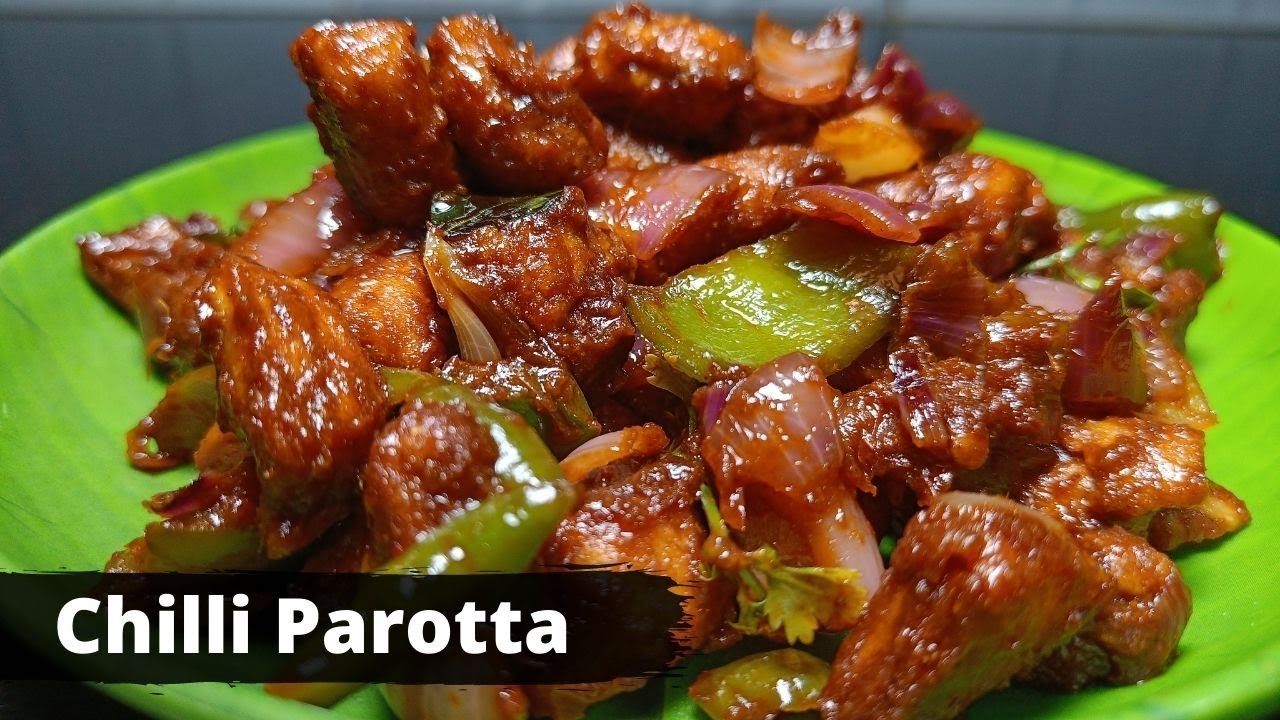 1 கப் கோதுமை மாவில் ஒரு முறை செய்தால் மீண்டும் ,மீண்டும்  செய்ய தூண்டும் சுவையில்  Chilli Parotta ..