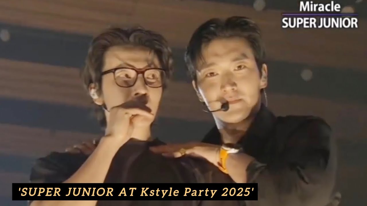 SUPER JUNIOR AT Kstyle Party 2025 In Japan | FULL MENT CUT.