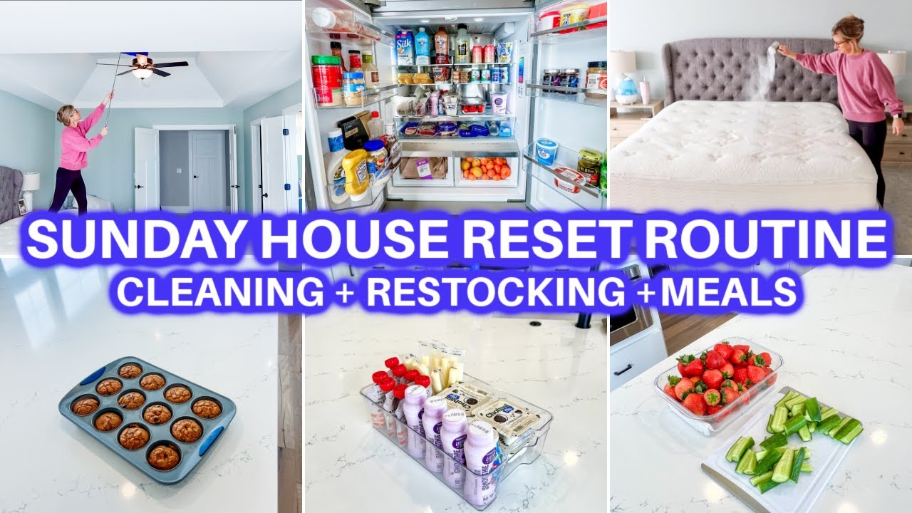 🏡 CLEAN WITH ME + ORGANIZE + HOUSE RESTOCK RESET | CLEANING MOTIVATION |JAMIE'S JOURNEY|SUNDAY RESET