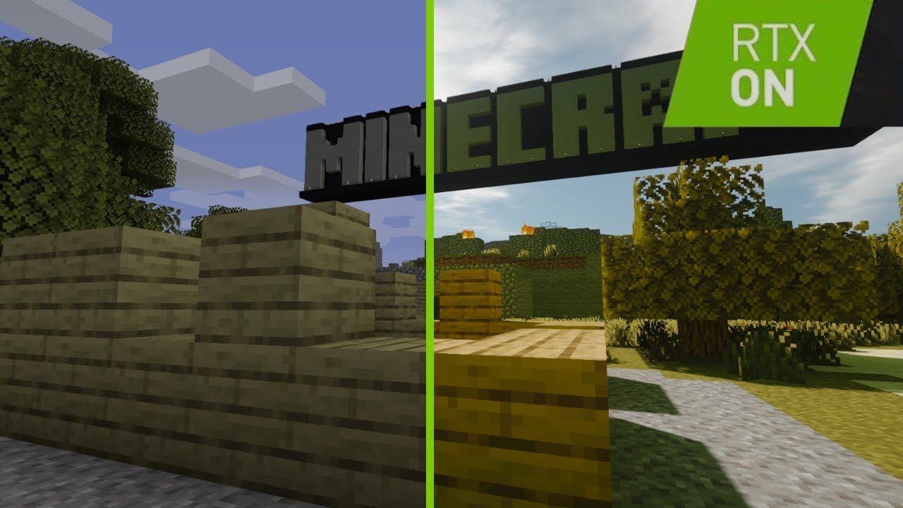 Minecraft Tutorial World with Ray-Tracing (TU12 with RTX ON!)