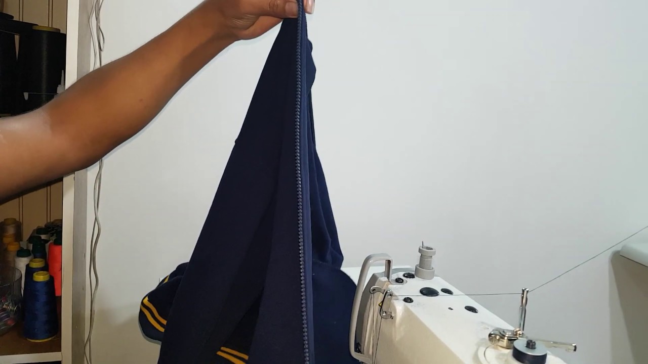 Como poner cierre zipper o cremallera a una chaqueta de forma fácil