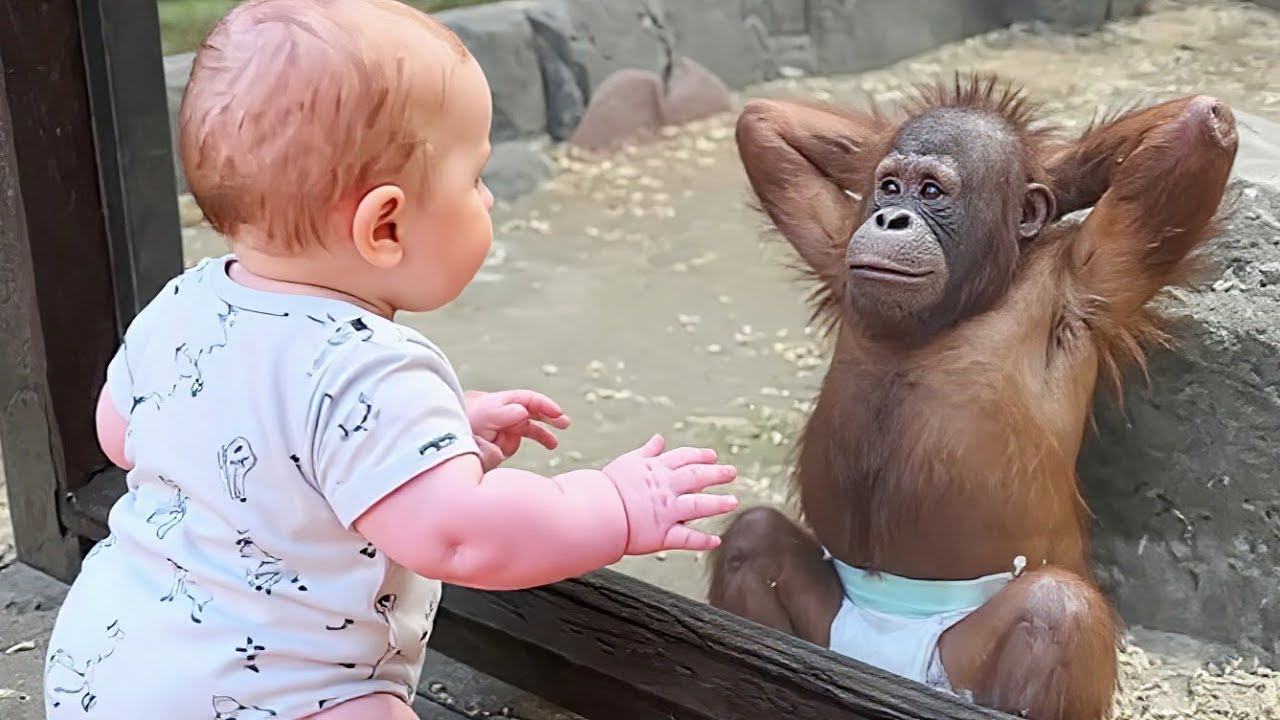 Funny Babies At The Zoo: Babies Meet Professionally Trained Comedians - Best Of 2025, Baby Reactions