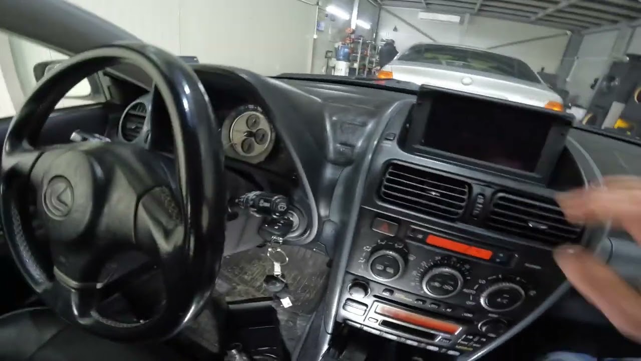 How To Remove Radio / Navigation / Display Removal Lexus IS200
