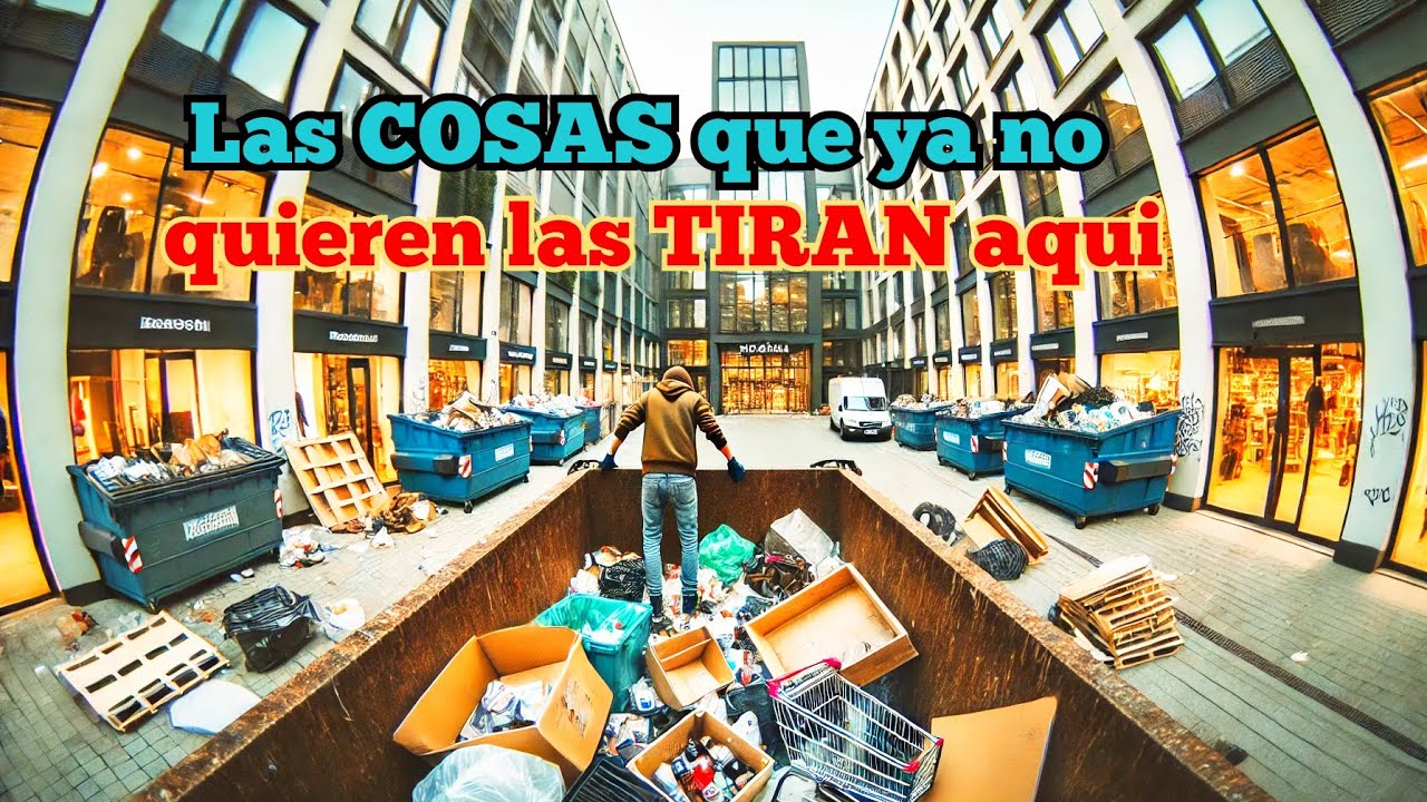 Para los GRINGOS esto no VALE nada. pero todas las COSAS  que tiran estaban NUEVAS #dumpsterdiving