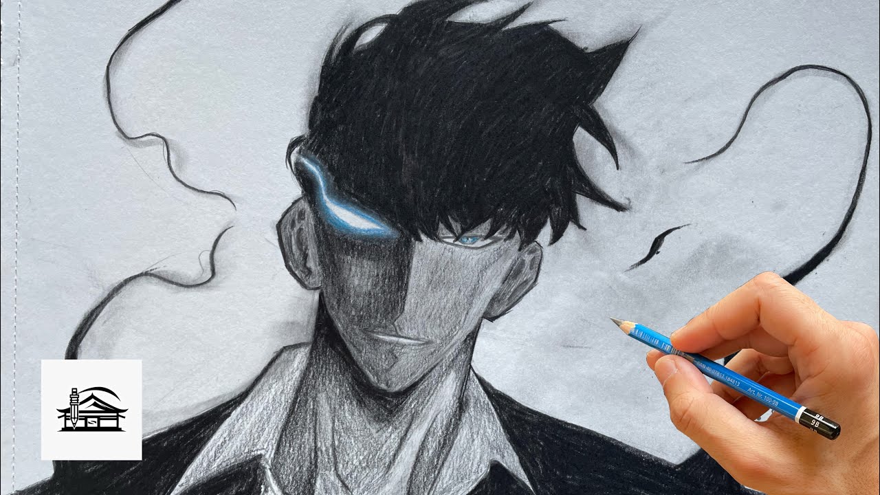 How to Draw Sung Jin Woo | Solo Leveling Drawing Tutorial