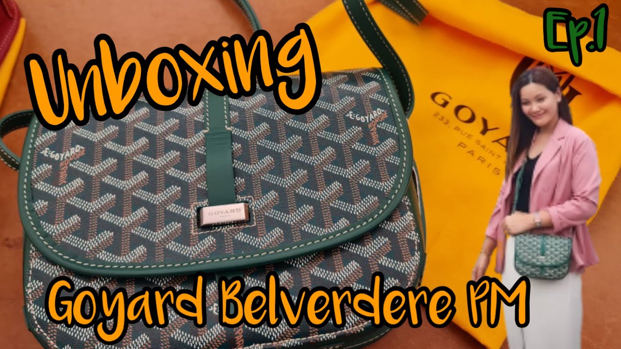 Unboxing Goyard Belvedere PM รีวิวกระเป๋า Cross Body สุดCool จากช๊อปสิงคโปร์ [EP1]