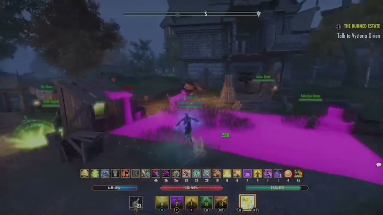 ESO - PvP No Cp Vault Scribed Skill testing with Rush of Agony Cleave