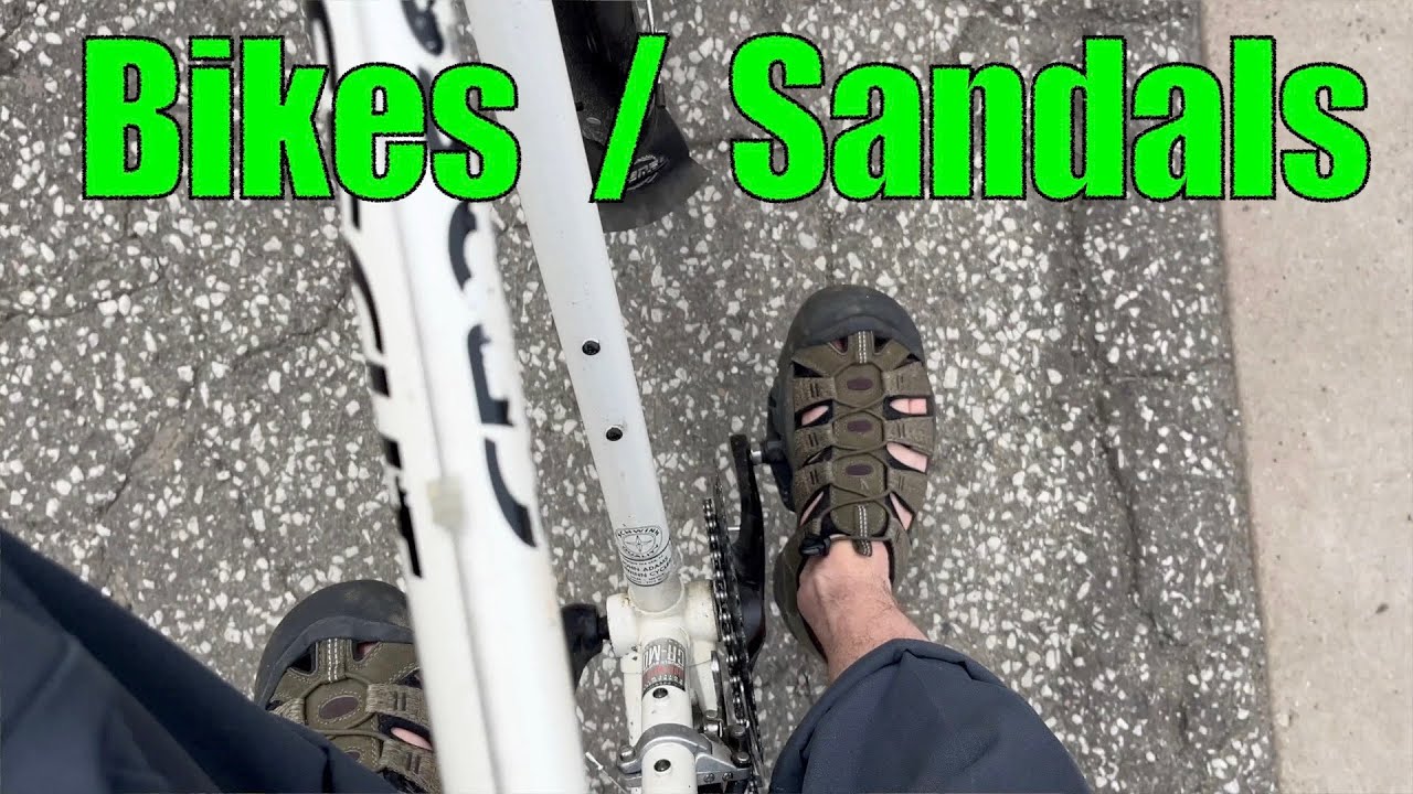 Sandals - the ATB of bike shoes.