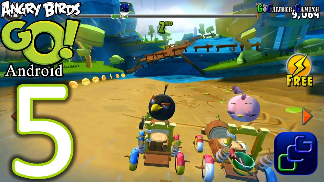 Angry Birds GO Android Walkthrough - Part 5 - Seedway Rocky Road