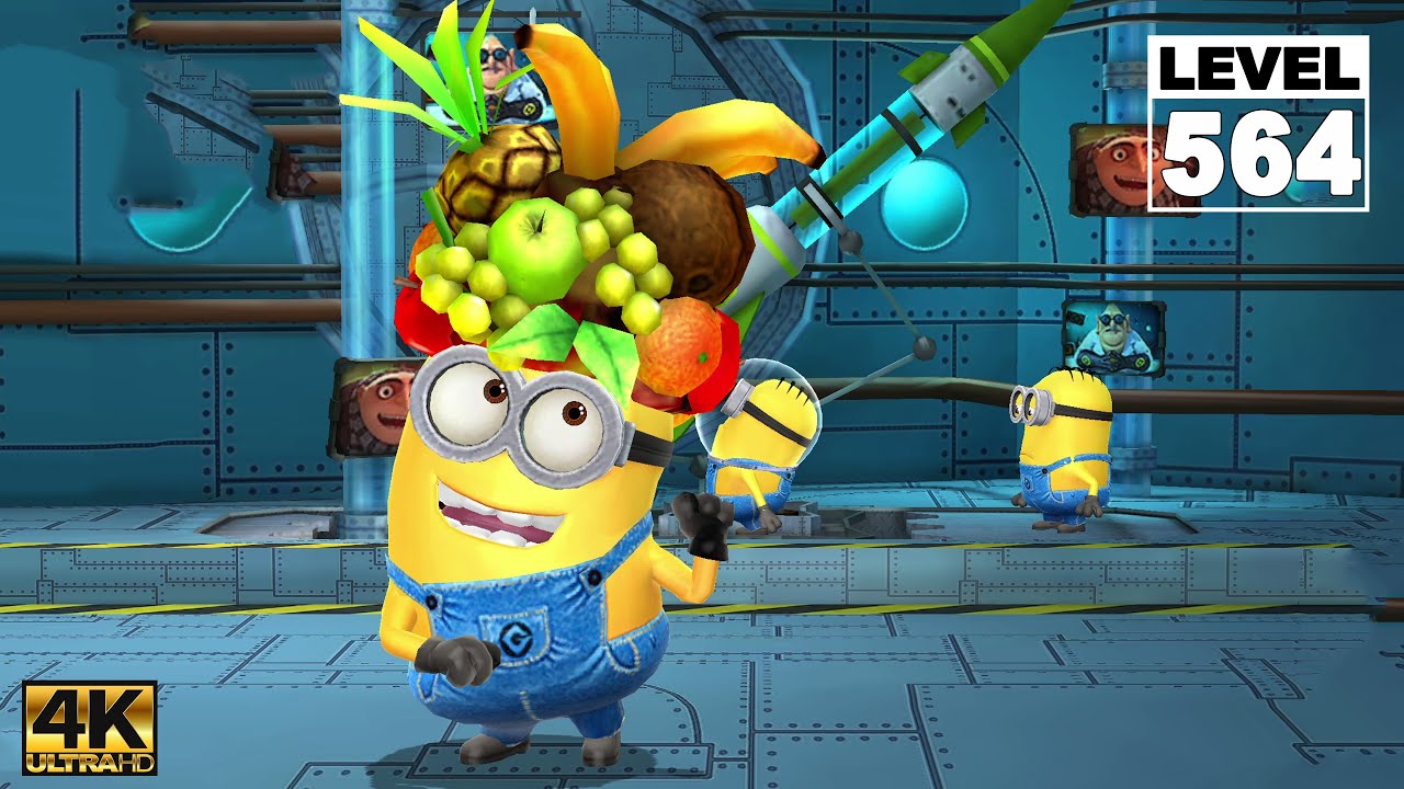 Minion Rush Vacationer Minion fly for 55s with Gru's Rocket at The Pyramids | LV.564 EP#415 | UHD 4K