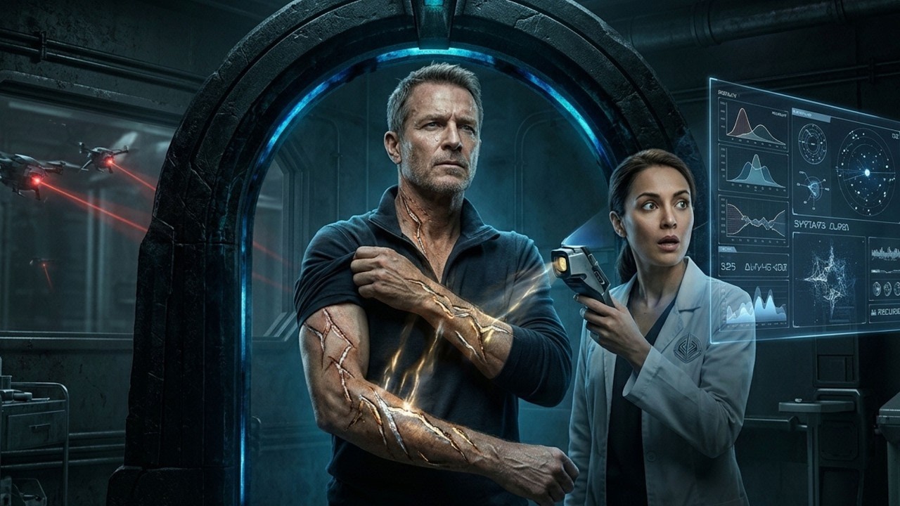 Blizny wywołały alarm. Skaner zapytał: &bdquo;Czy przeżyłeś spotkanie z bogiem?&rdquo;.