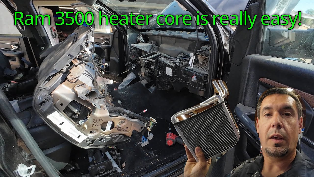 Ram 3500 heater core. Not as hard as you think.