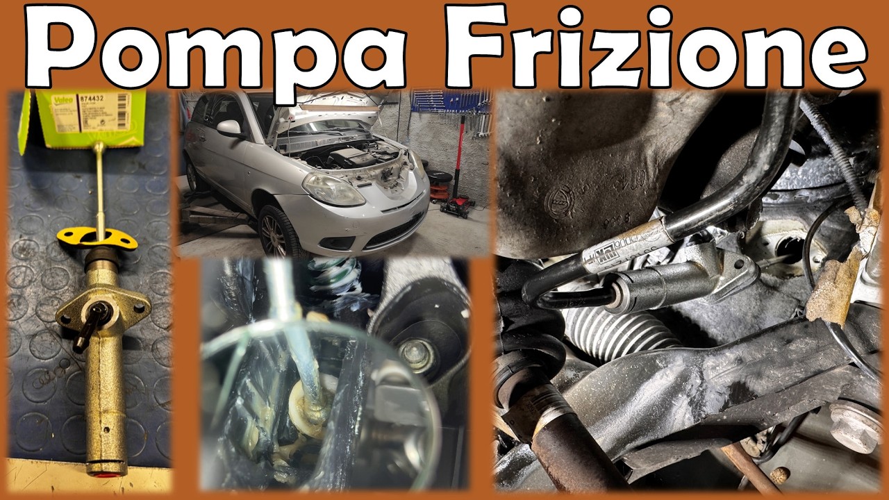 Dietro il Pedale è PROPRIO SCOMODO: Sostituzione POMPA FRIZIONE IDRAULICA - Lancia Ypsilon
