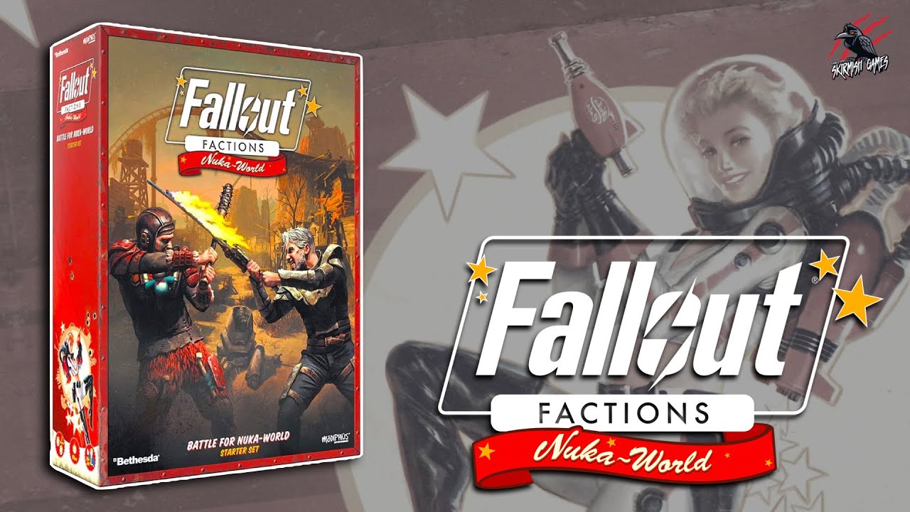 FALLOUT FACTIONS — стартовый набор Nuka World от Modiphius — обзор распаковки