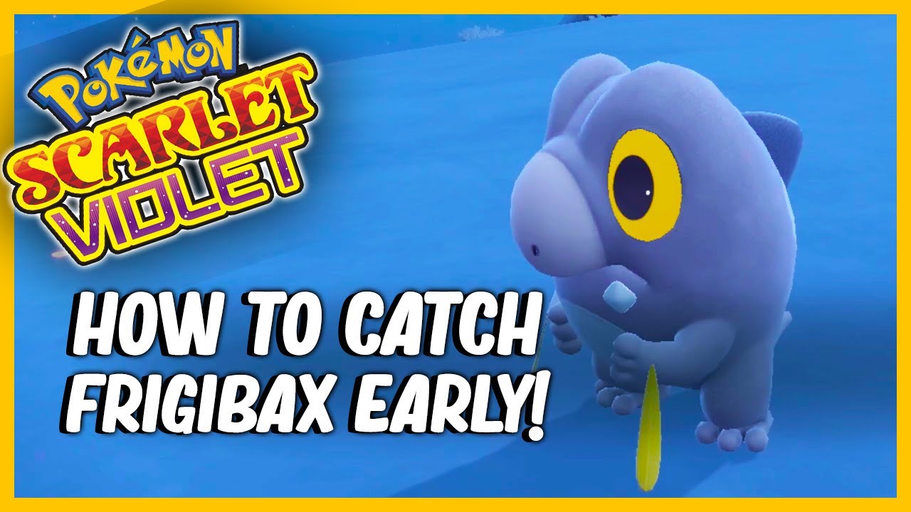 How to Catch The Pseudo Legendary Frigibax EARLY in Pokemon Scarlet and Violet