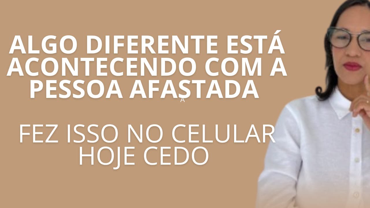 AO VIVO: Algo diferente está acontecendo com a pessoa afastada, fez isso no celular escondido hoje.
