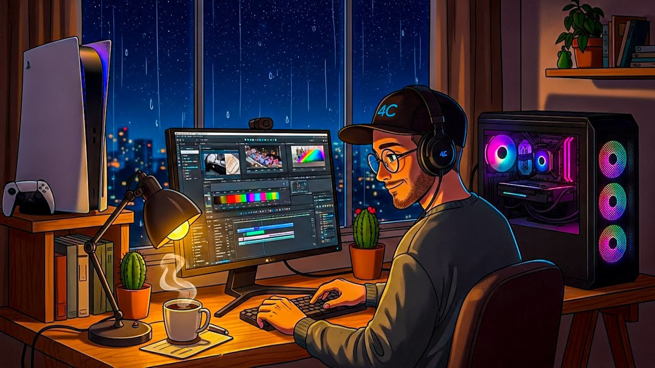 Lofi Hip Hop Gamer 🎮 1 Hora de Música para Estudar & Jogar