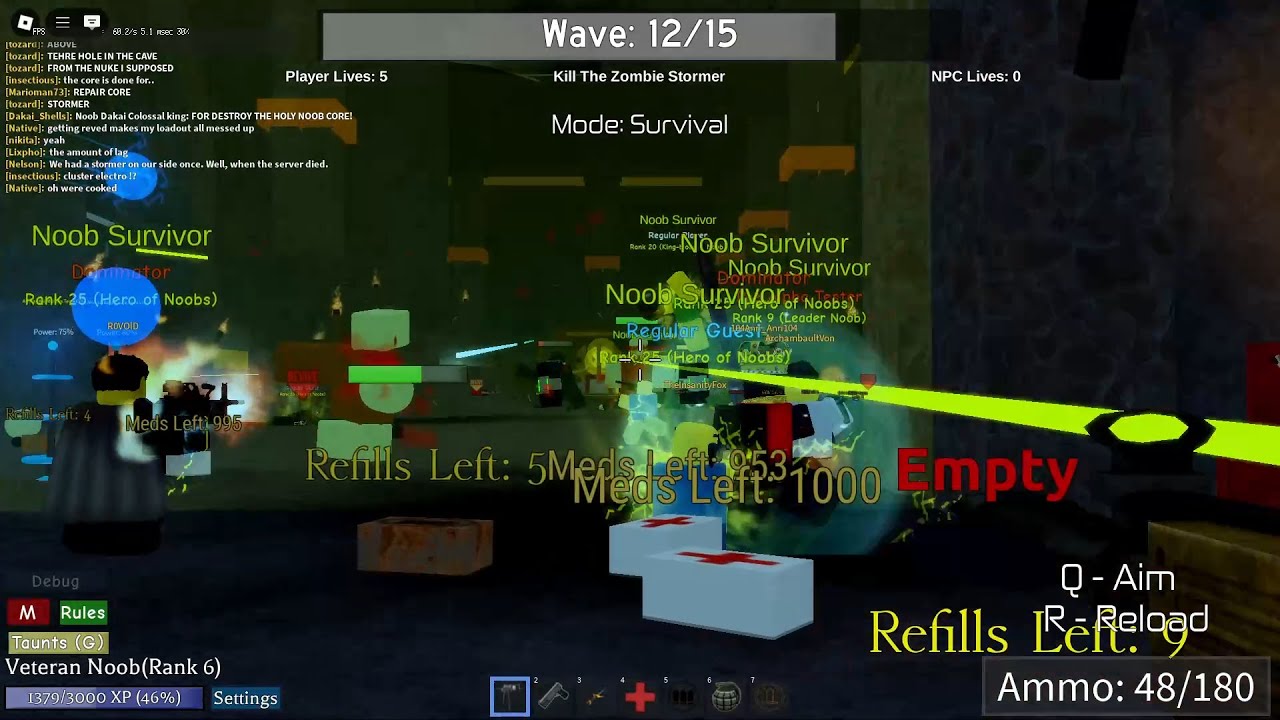 Noobs vs Zombies Realish Reborn | Dedicational Defense (sicknoobie still testing)