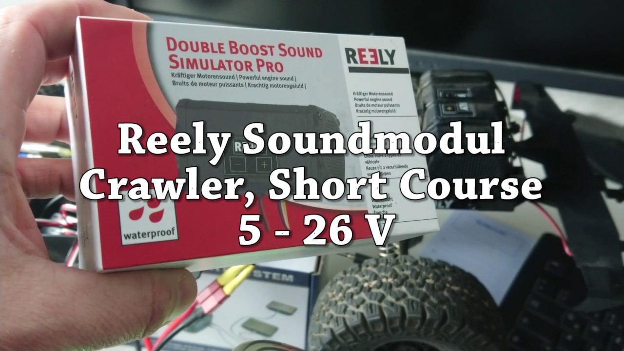 Reely Double Boost Sound Simulation Pro - Installation und Soundauswahl im Programm