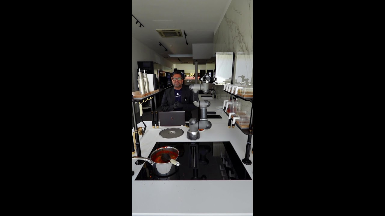 Moley Cooking Demo: Aloo Matar
