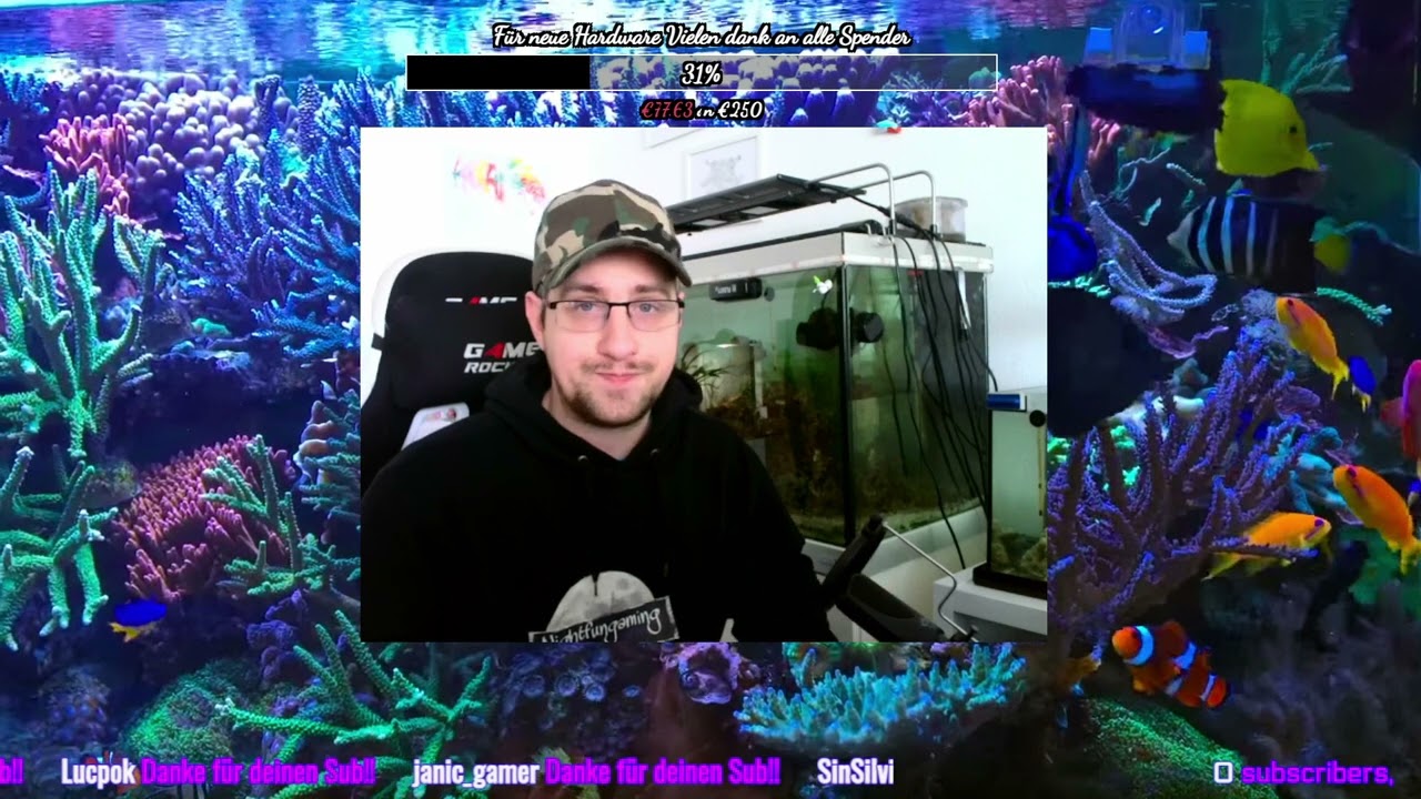 Erster Deutscher Meerwasserkanal auf Twitch =).